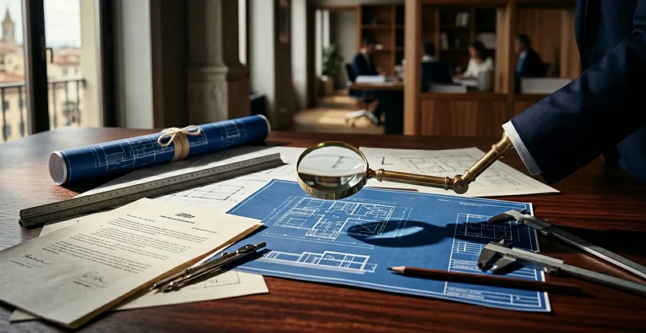Verifica della conformità catastale con documenti immobiliari e planimetrie