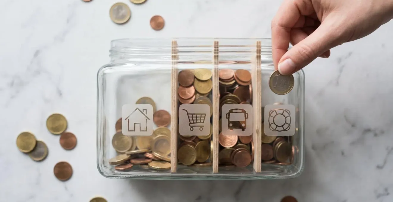 Schema visivo del budget a zero base per calcolare la rata mutuo sostenibile