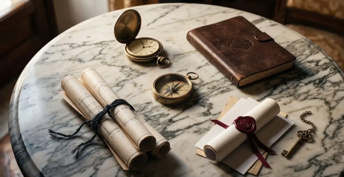 Calendario e documenti organizzati per pianificazione acquisto casa